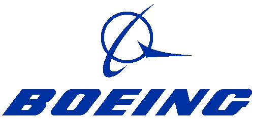 Boeing logo.