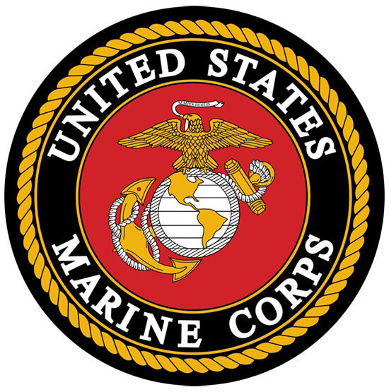 US Marines logo.